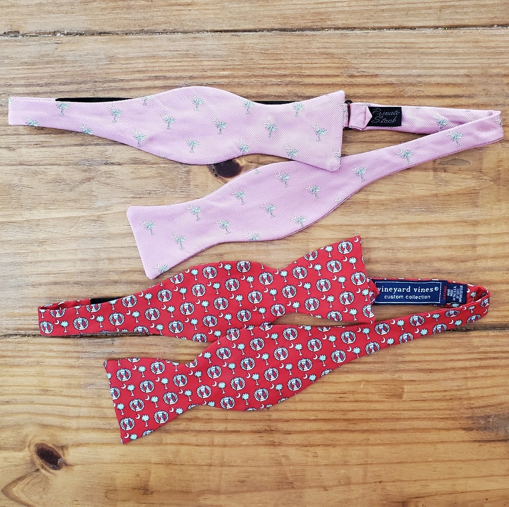 Charleston Palmetto Silk Bow Ties